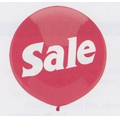 17" Outdoor Display Sale Stock Printed Balloon